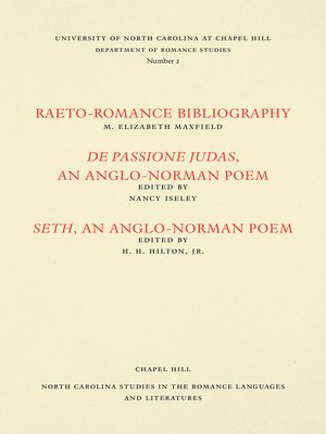 cover image of Studies in the Romance Languages and Literatures